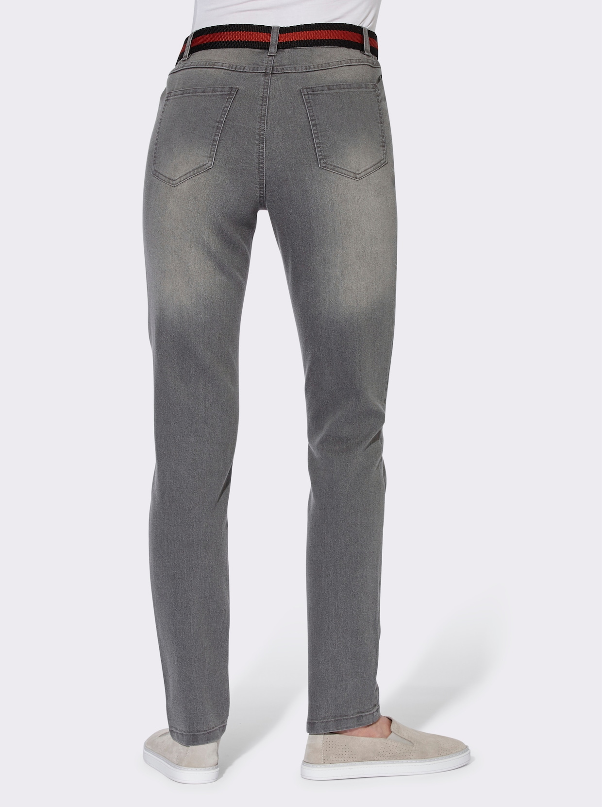 5-pocketjeans - grey-denim