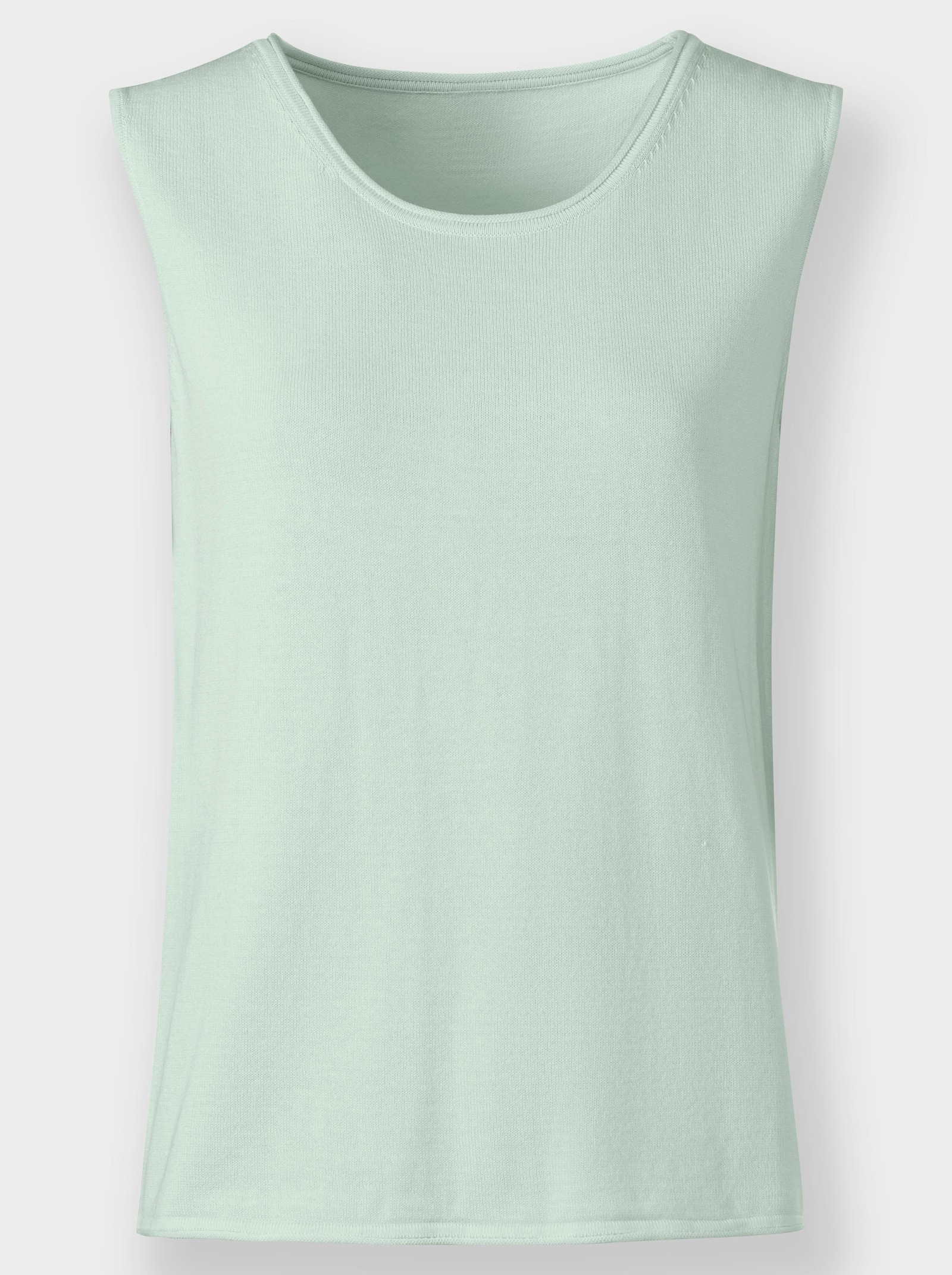 heine Stricktop mit Rollkanten - zartmint