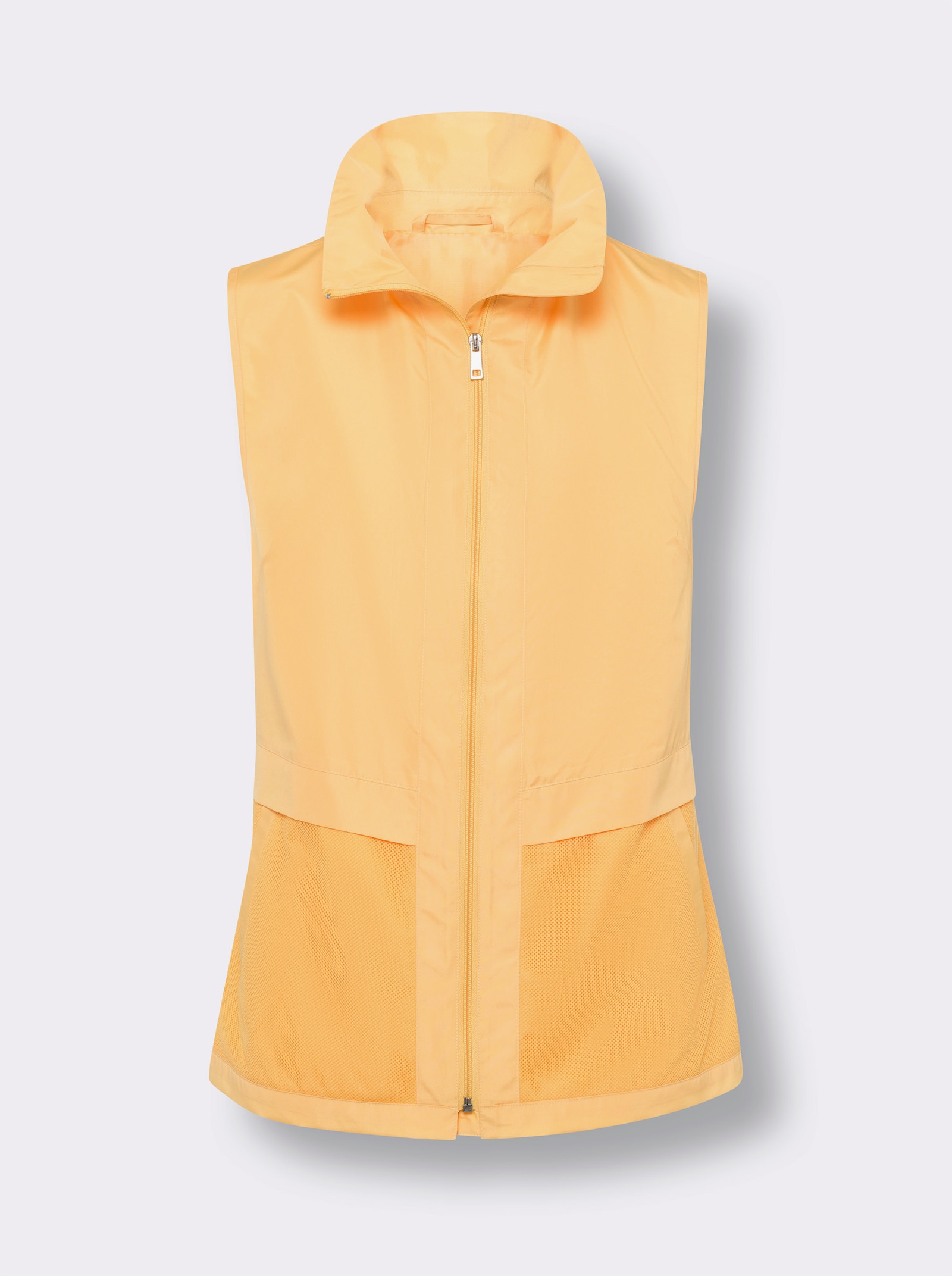 Weste mit Umlegekragen - gelb