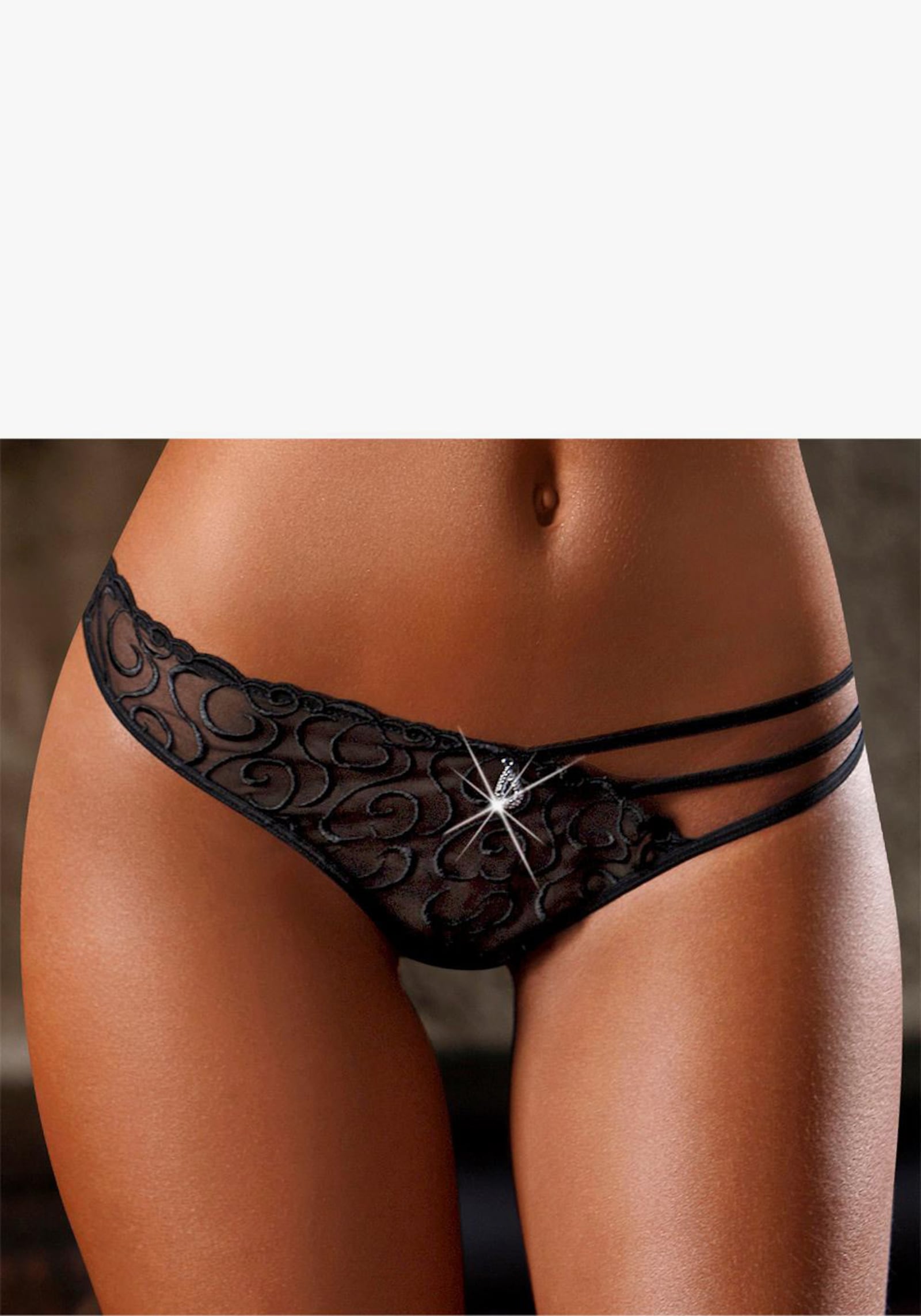 LASCANA String - zwart