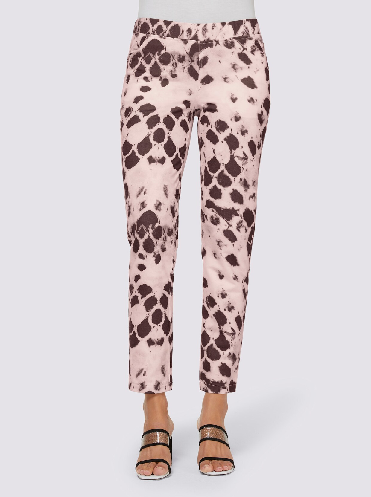 heine Jersey-Hose - ecru-bedruckt