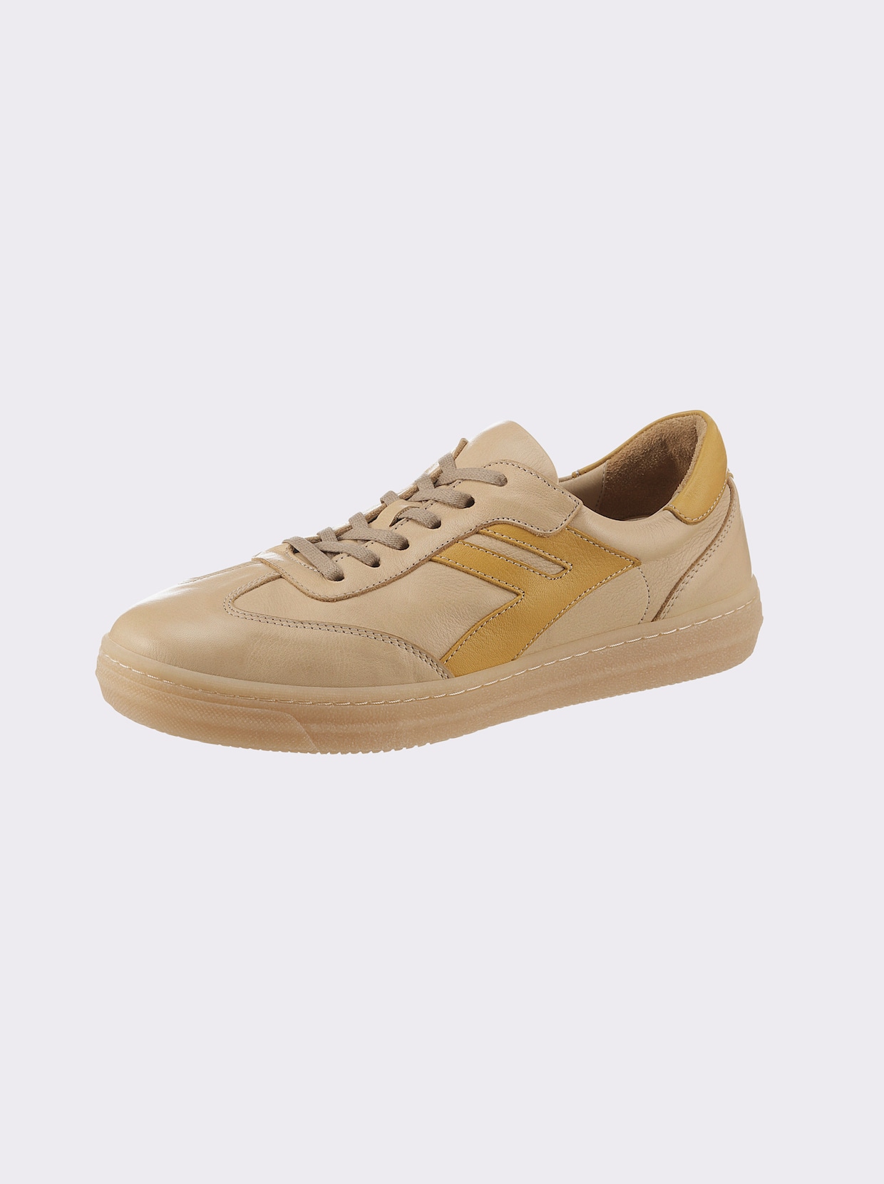 Sneaker - camel-gelb