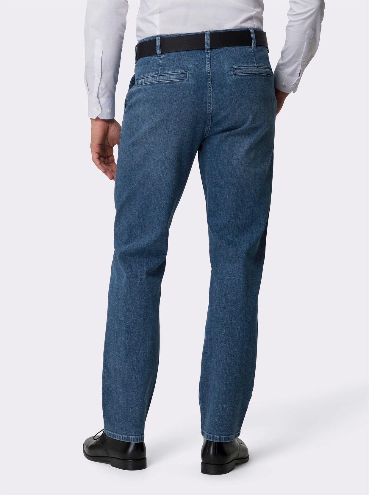 jeans - blue-bleached