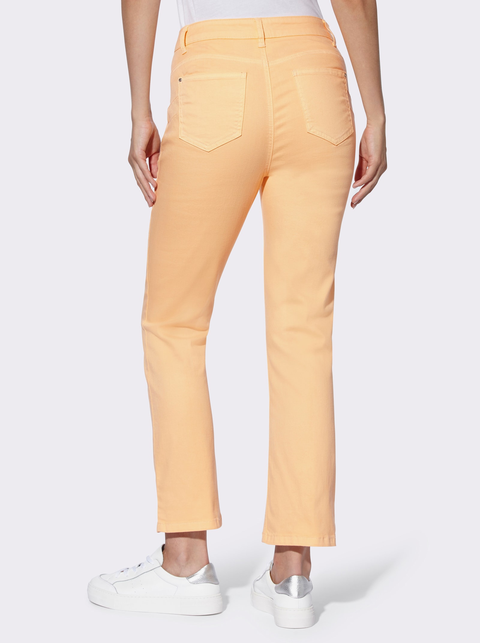 heine Push-up-jeans met sierknoop - apricot