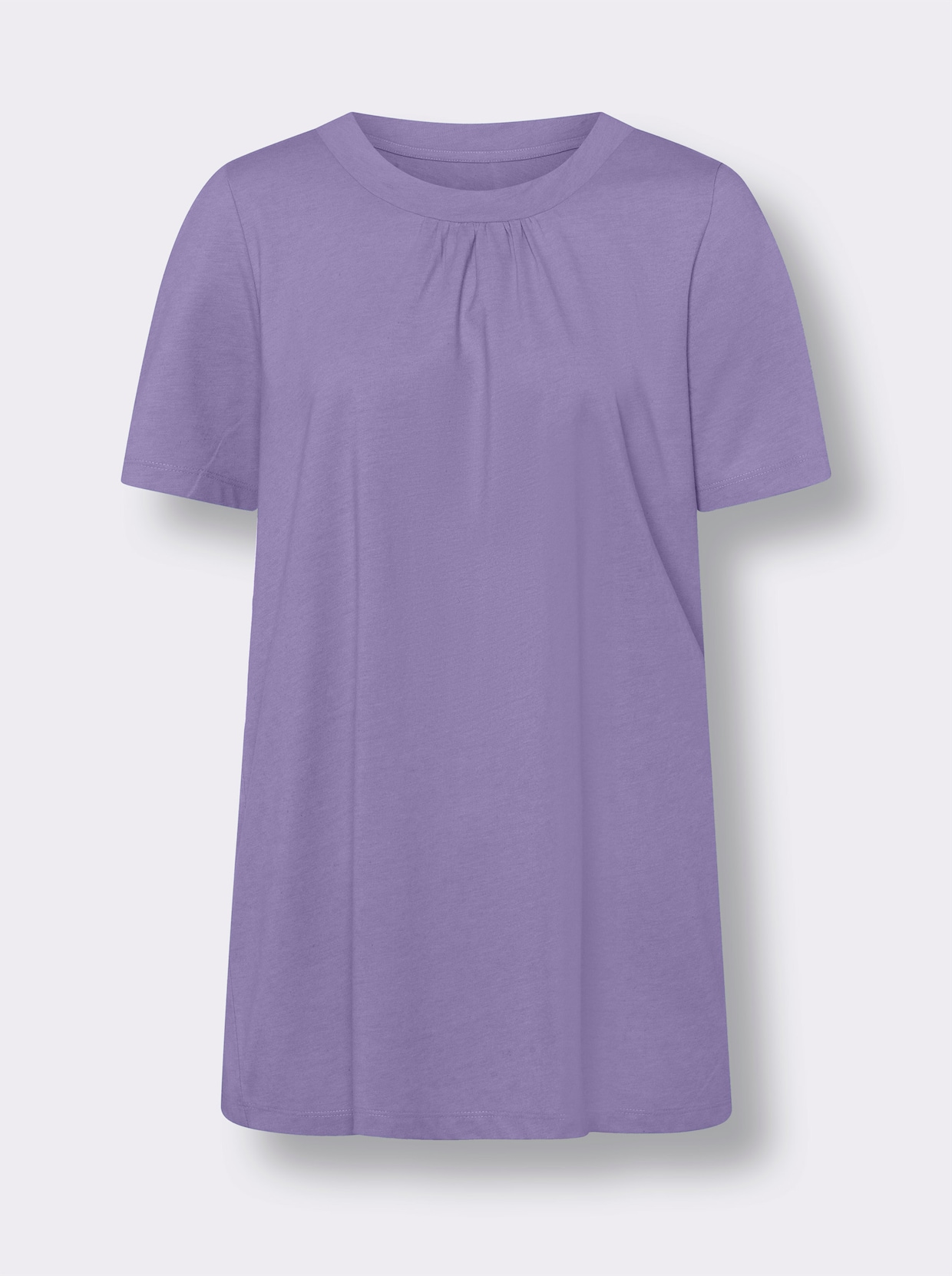 Longshirt - lavendel-meliert