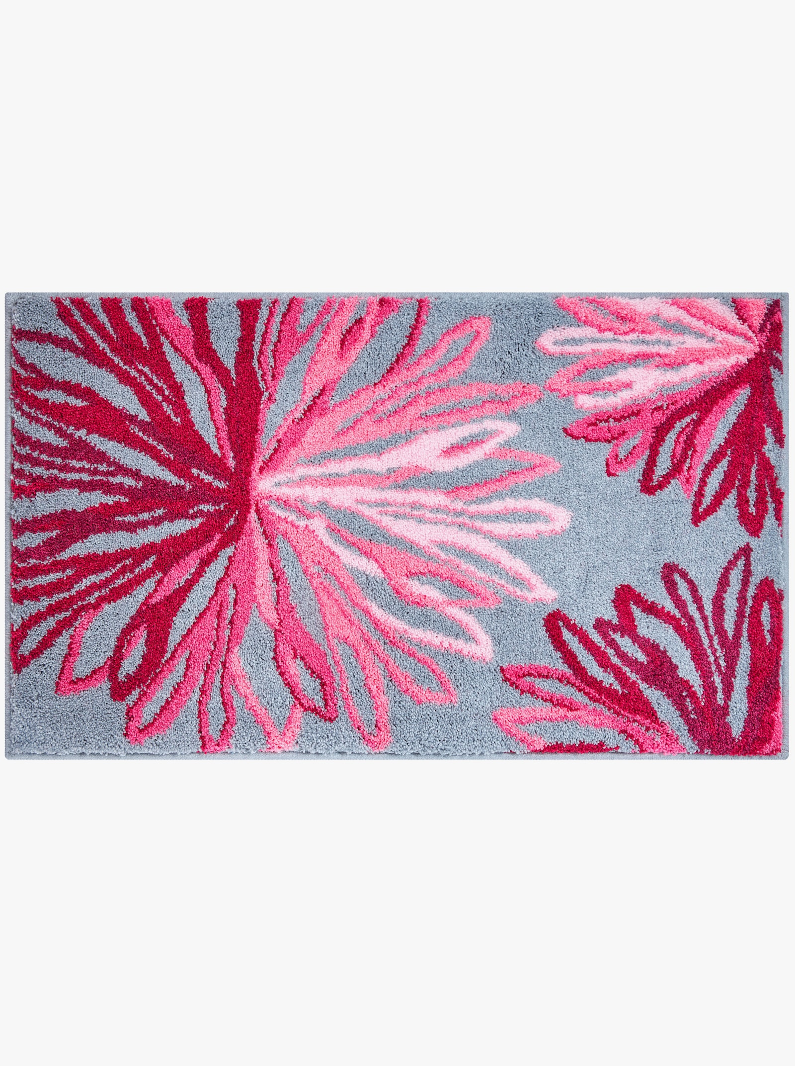 Grund Badematte - rosa-grau