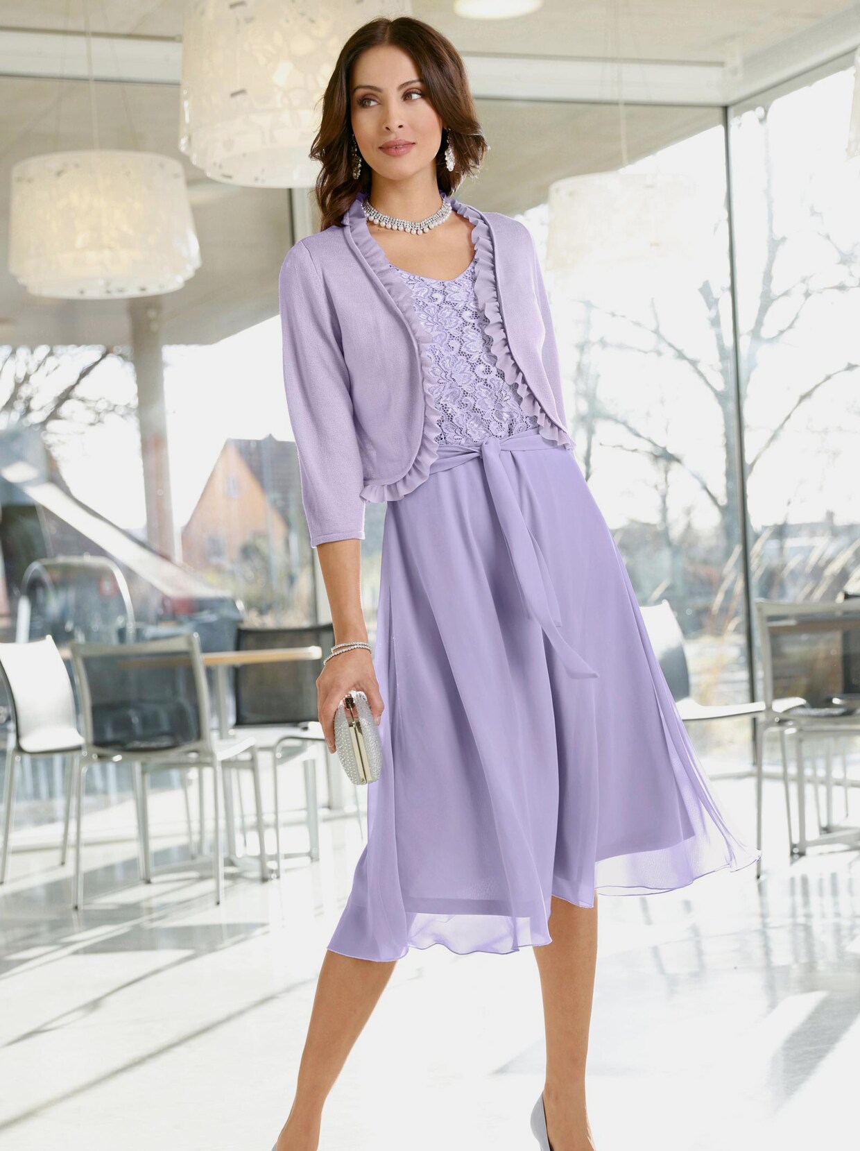 A-Linien-Kleid - flieder
