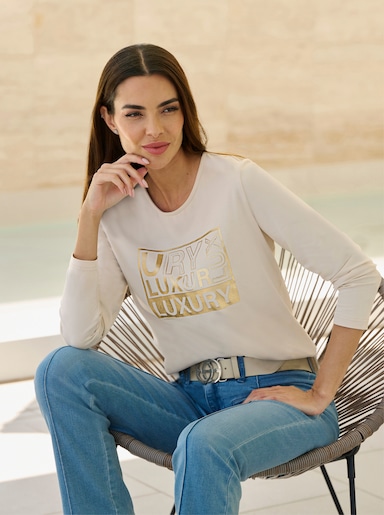 heine Langarmshirt - champagner