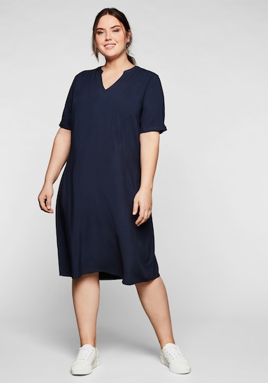 sheego A-Linien-Kleid - marine
