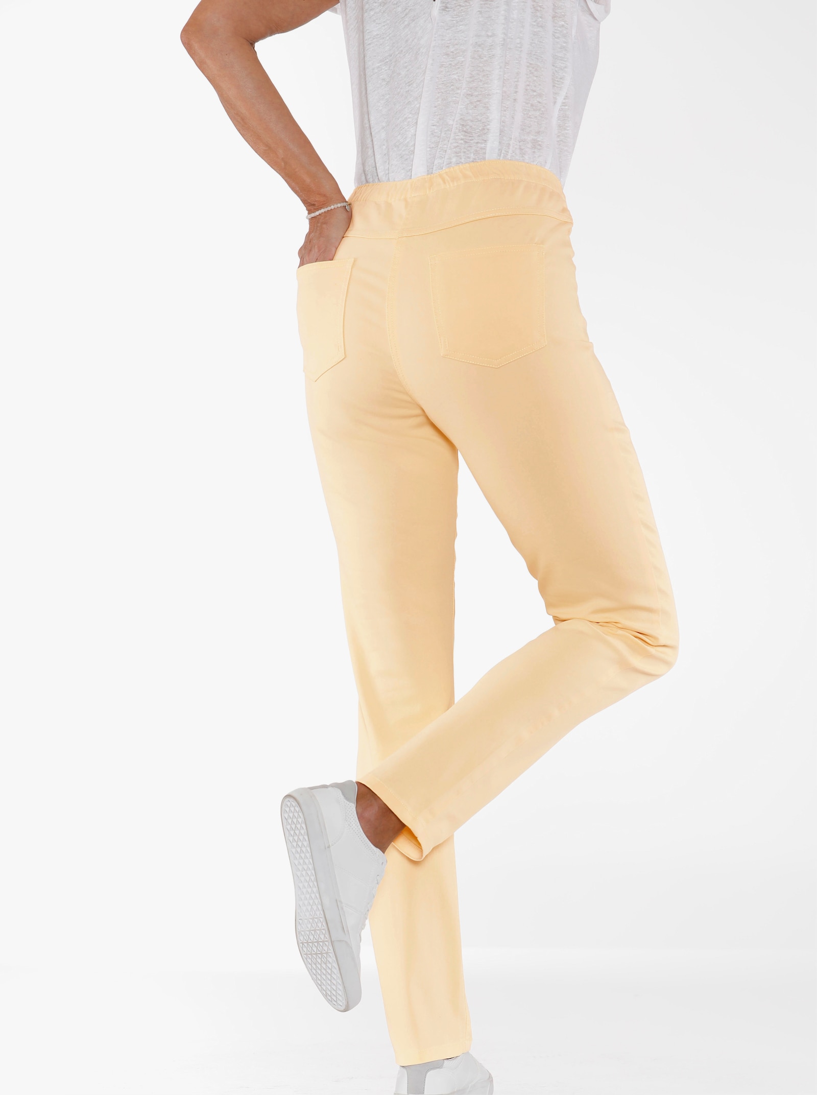 Jeggings in schmaler Form - vanille