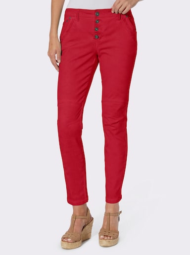 heine Jean 5 poches - rouge