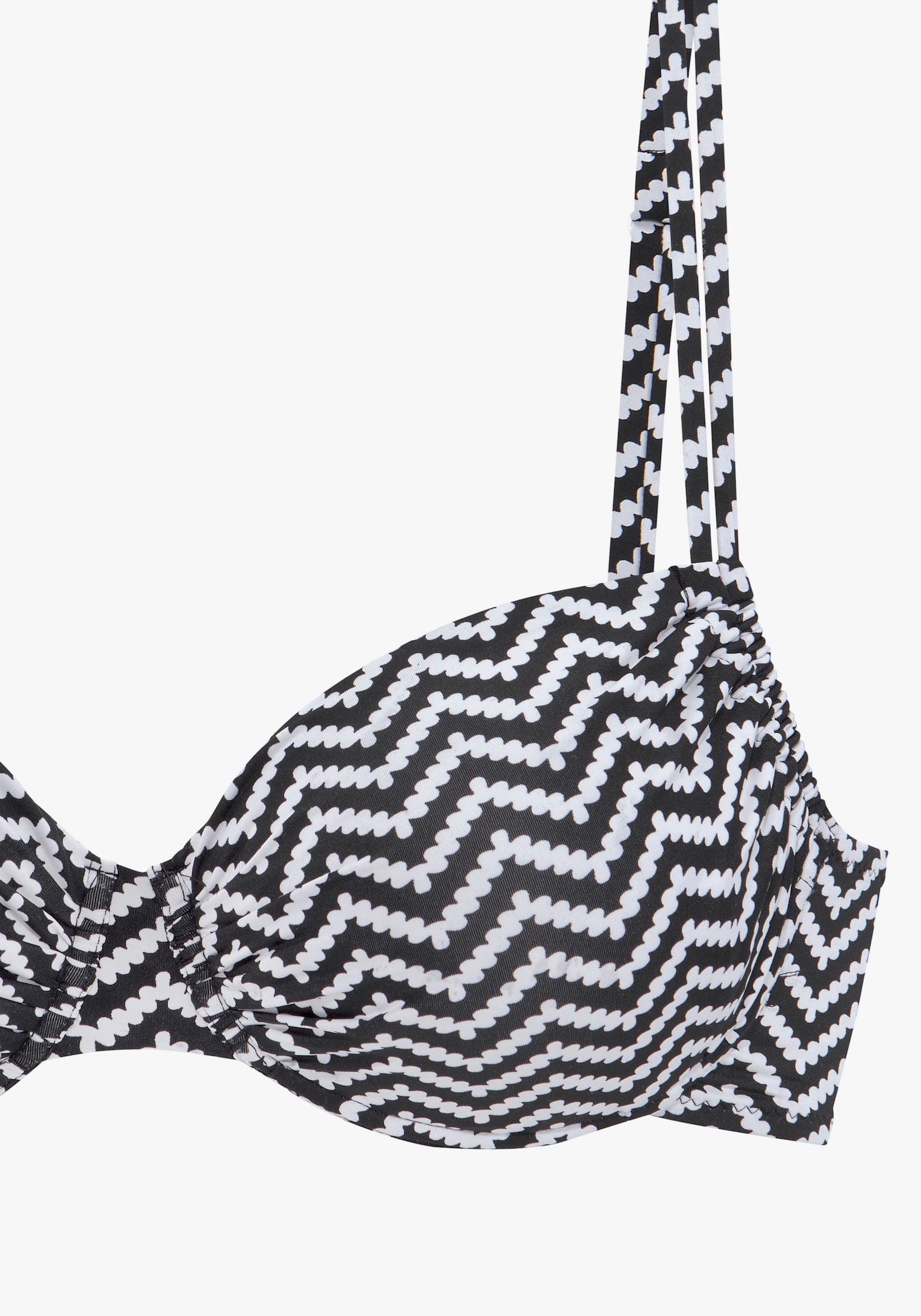 JETTE Bügel-Bikini - schwarz-weiß