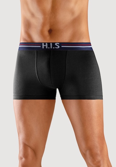 H.I.S Boxer - orange, mint, navy, grau-meliert, schwarz