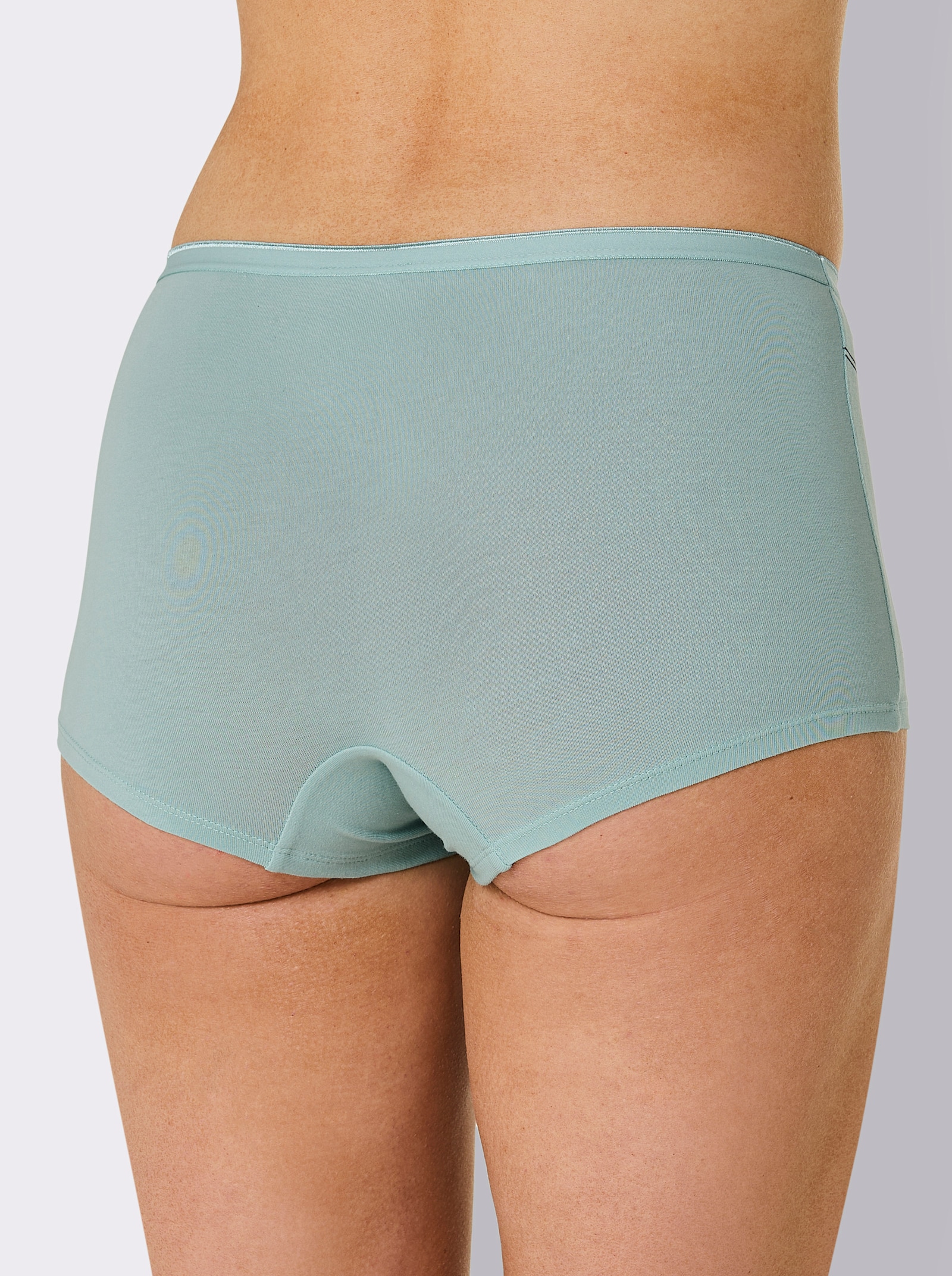Panty - 2x weiß-marine + 1x mint-marine