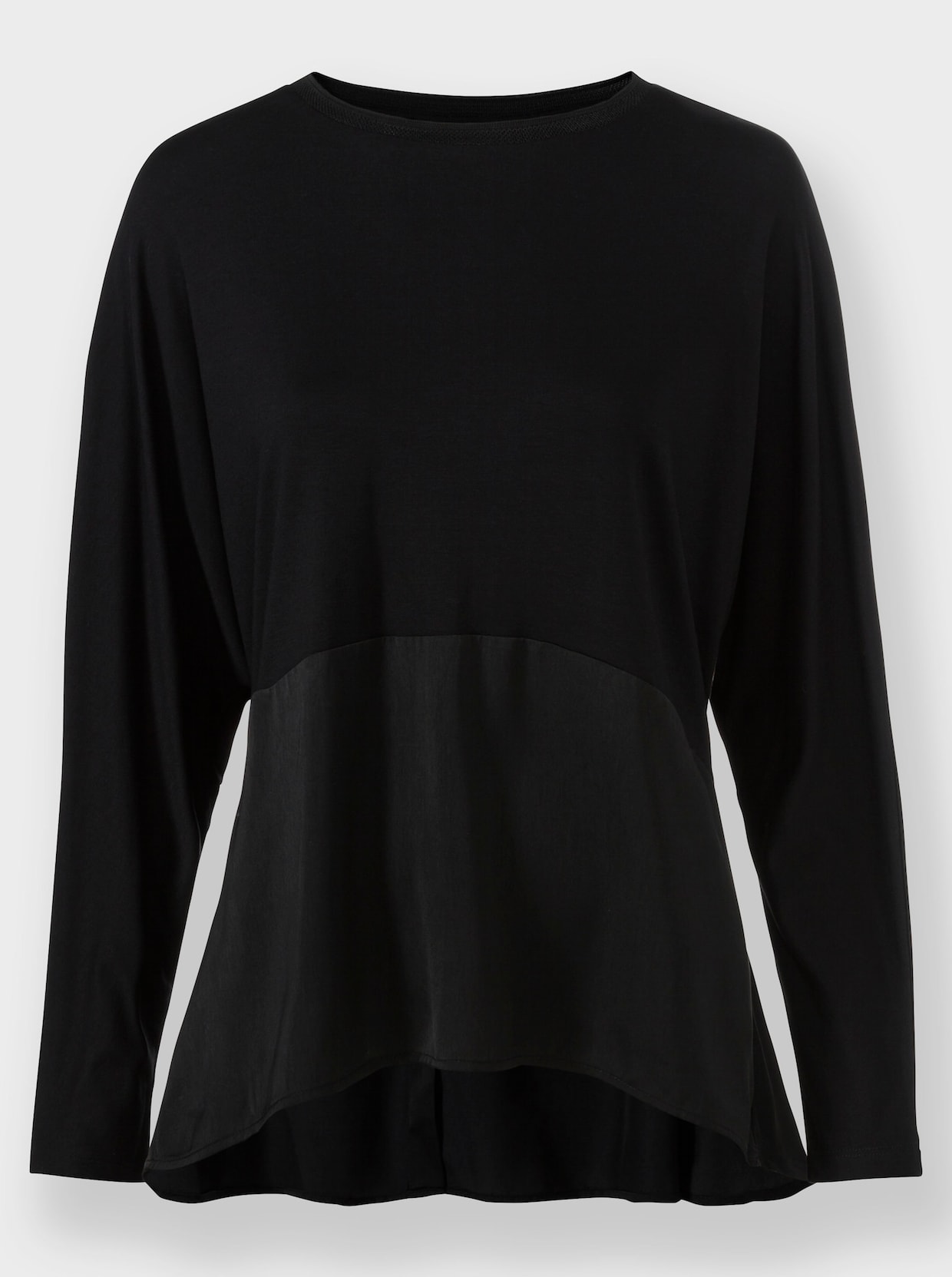 heine Vleermuisshirt - zwart
