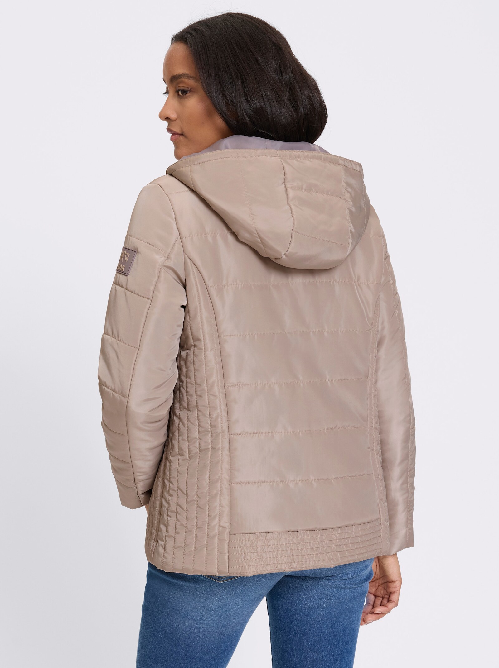 heine Steppjacke mit Kapuze - sesam