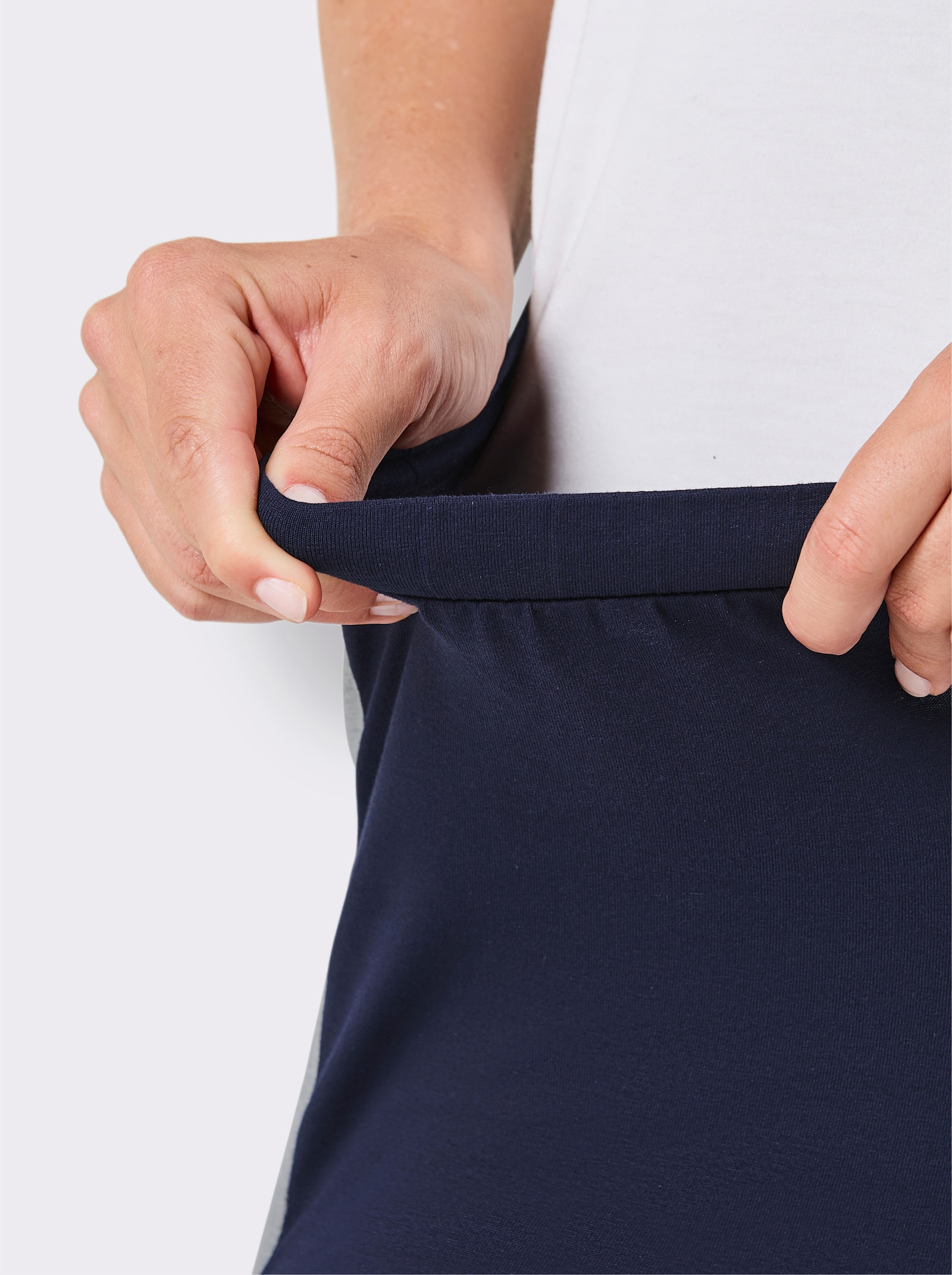 feel good Leggings - marine-steingrau