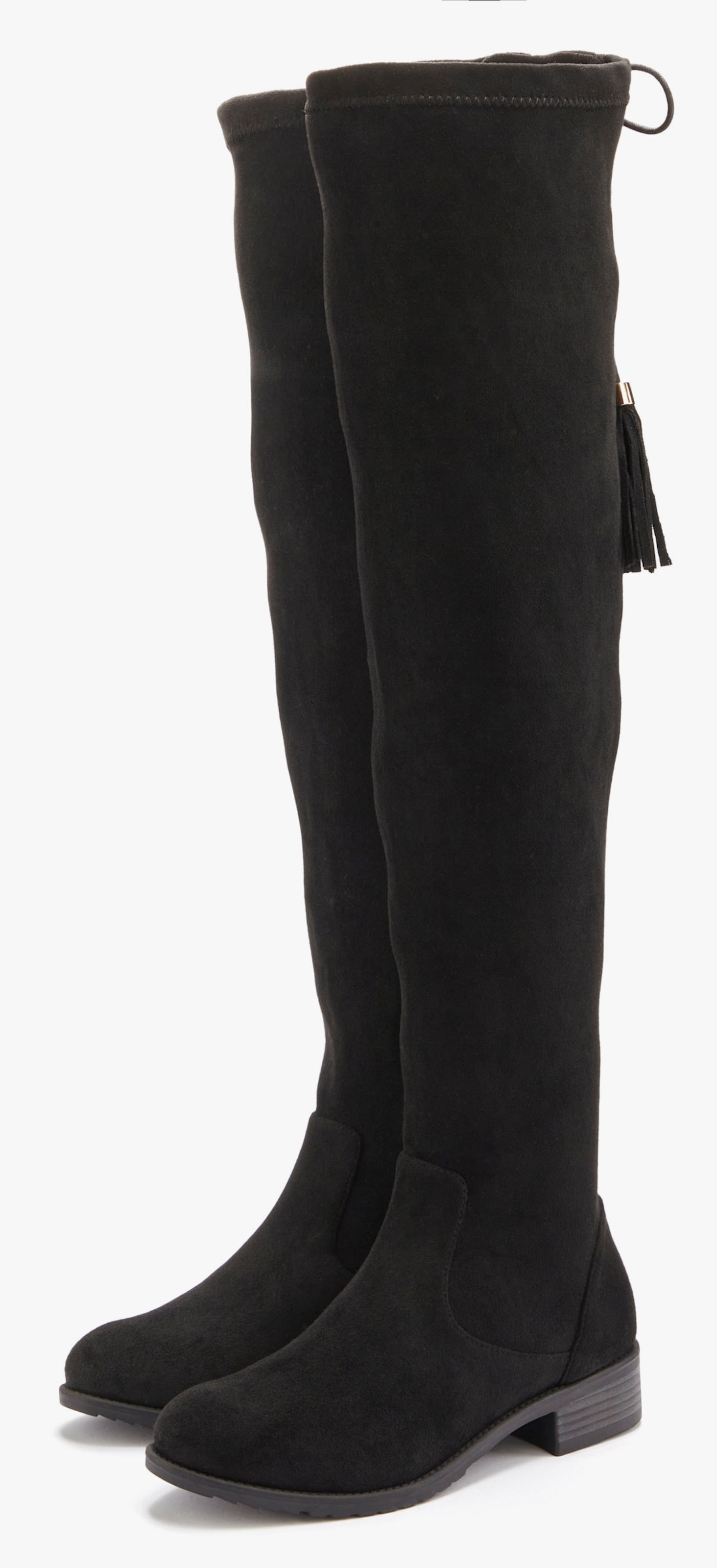 LASCANA Overkneestiefel - schwarz