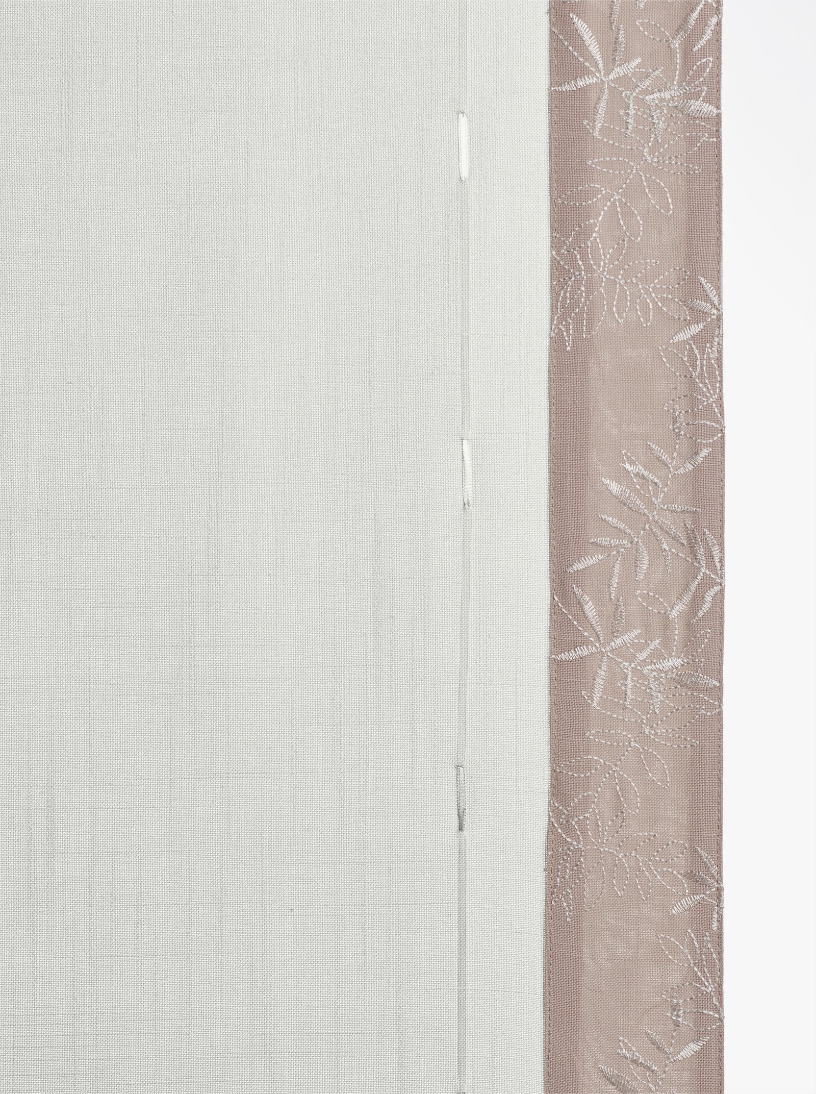 heine home Bändchenrollo - weiß-beige
