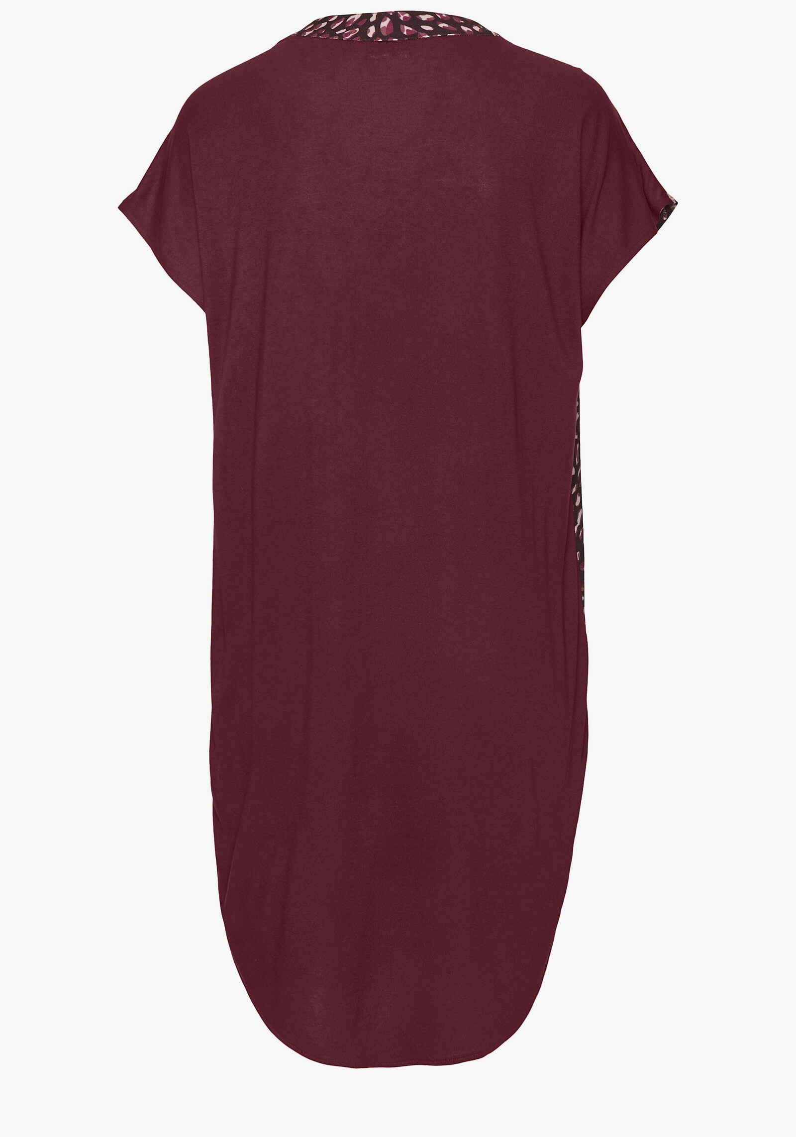 Beachtime Longshirt - bordeaux bedruckt