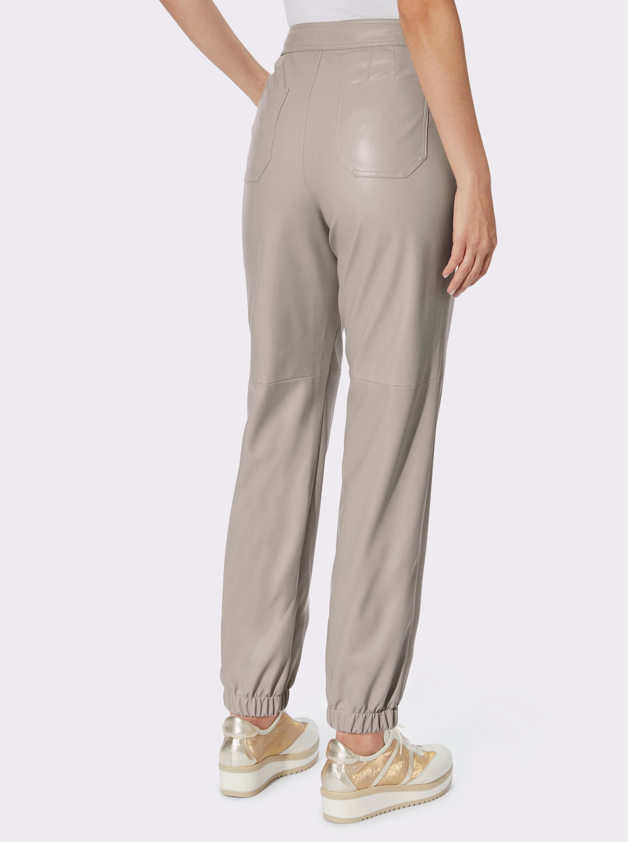heine Pantalon en synthétique - beige