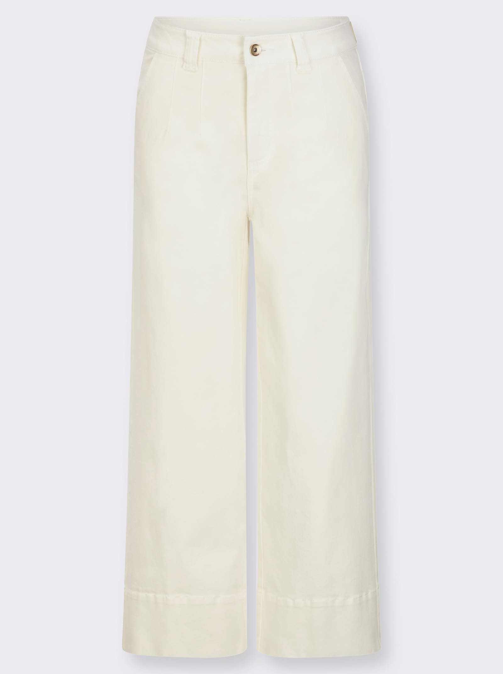 7/8-Jeans mit Passformsattel hinten - ecru