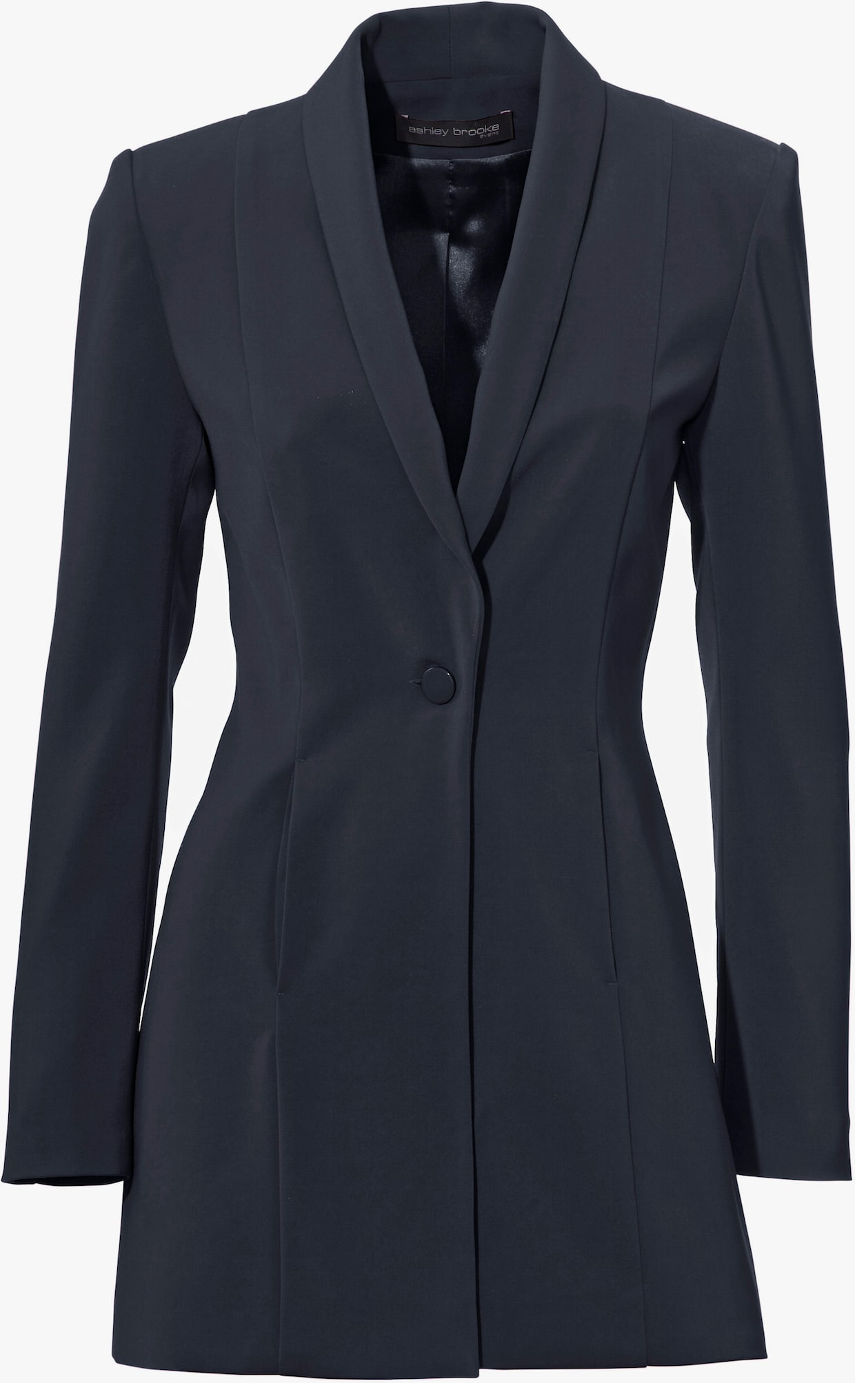 heine Lange blazer - nachtblauw