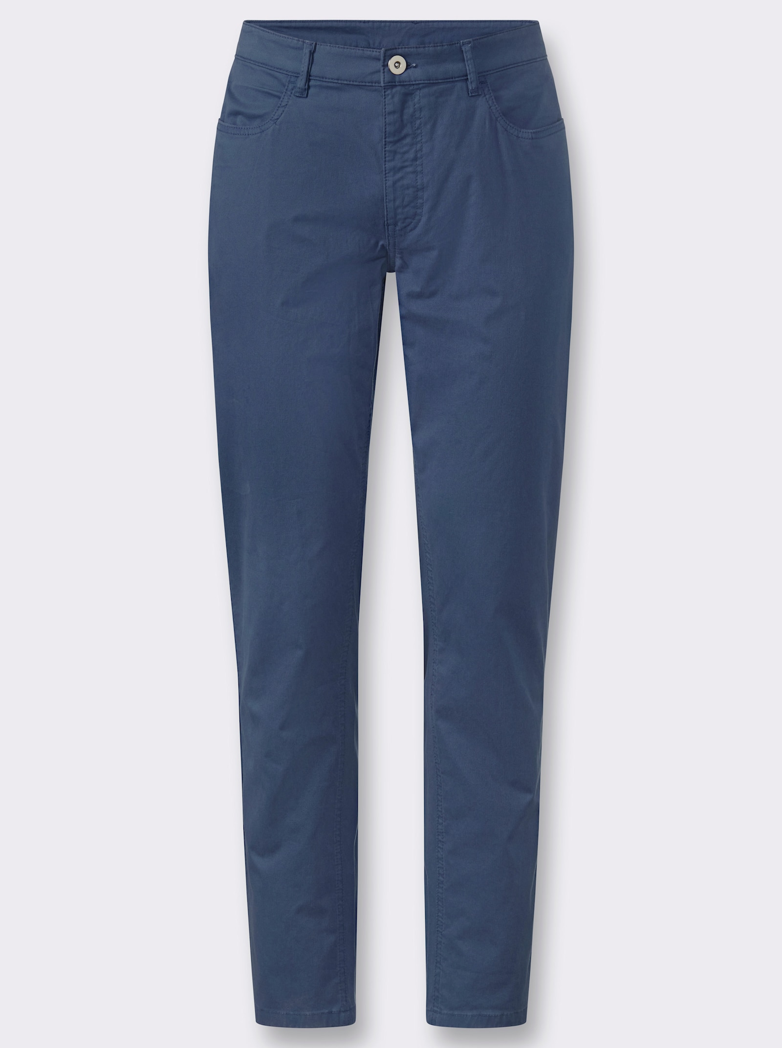 Hose in Cord-Qualität - jeansblau