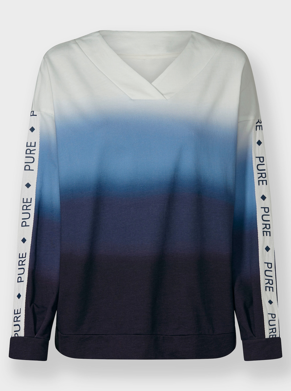 heine Sweatshirt - marine/ecru gedessineerd