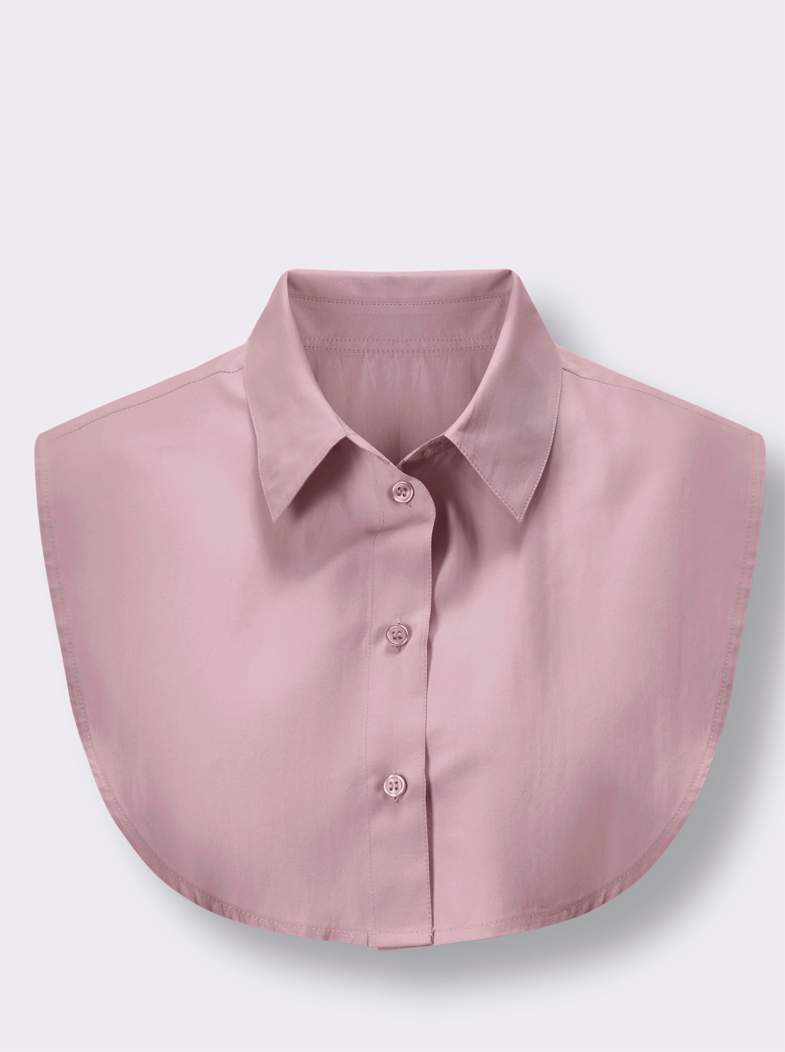 Blusenkragen mit Knopfleiste - rosé