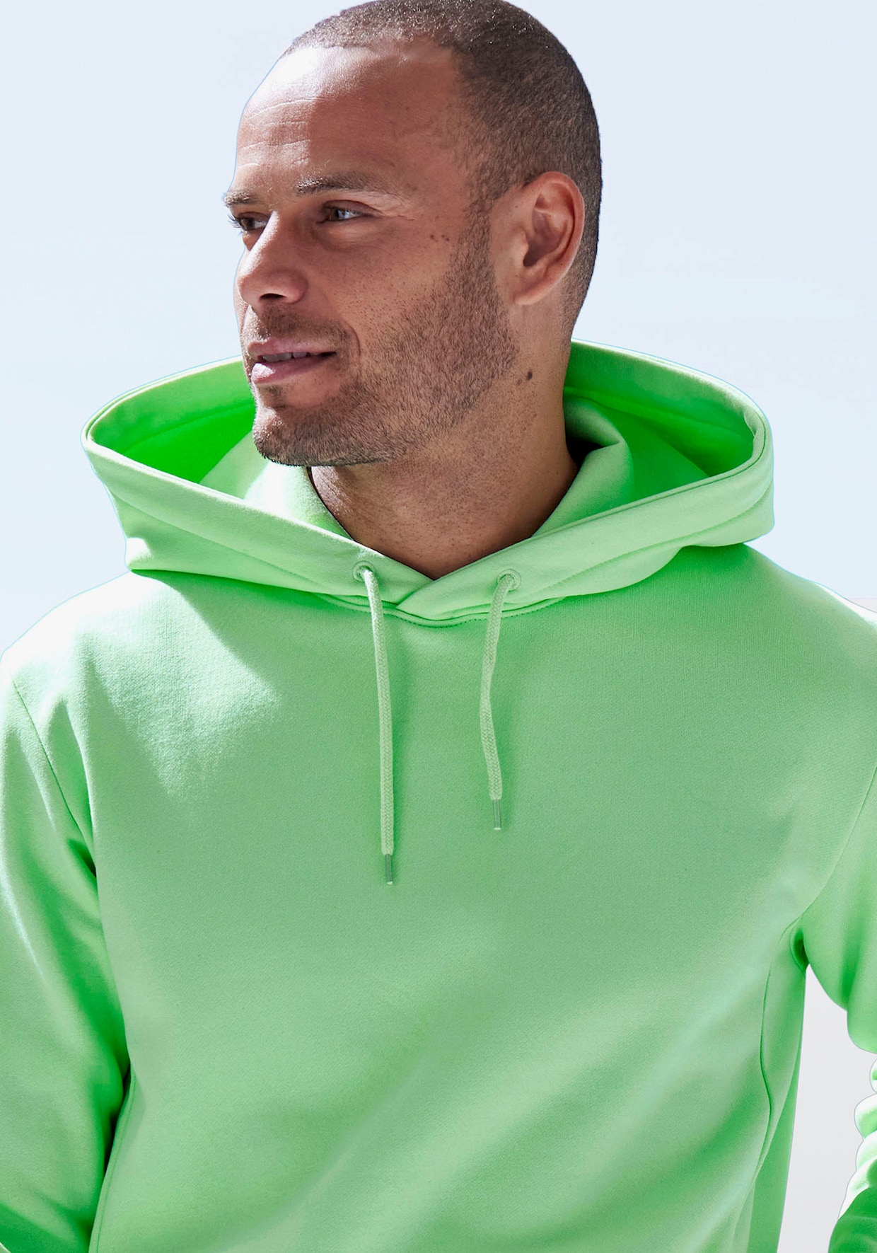Hoodie - lime/groen