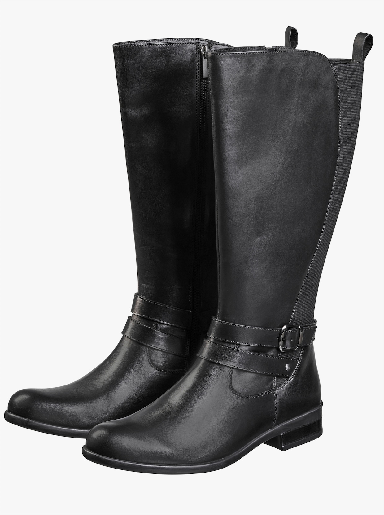 sheego Weitschaftstiefel - schwarz
