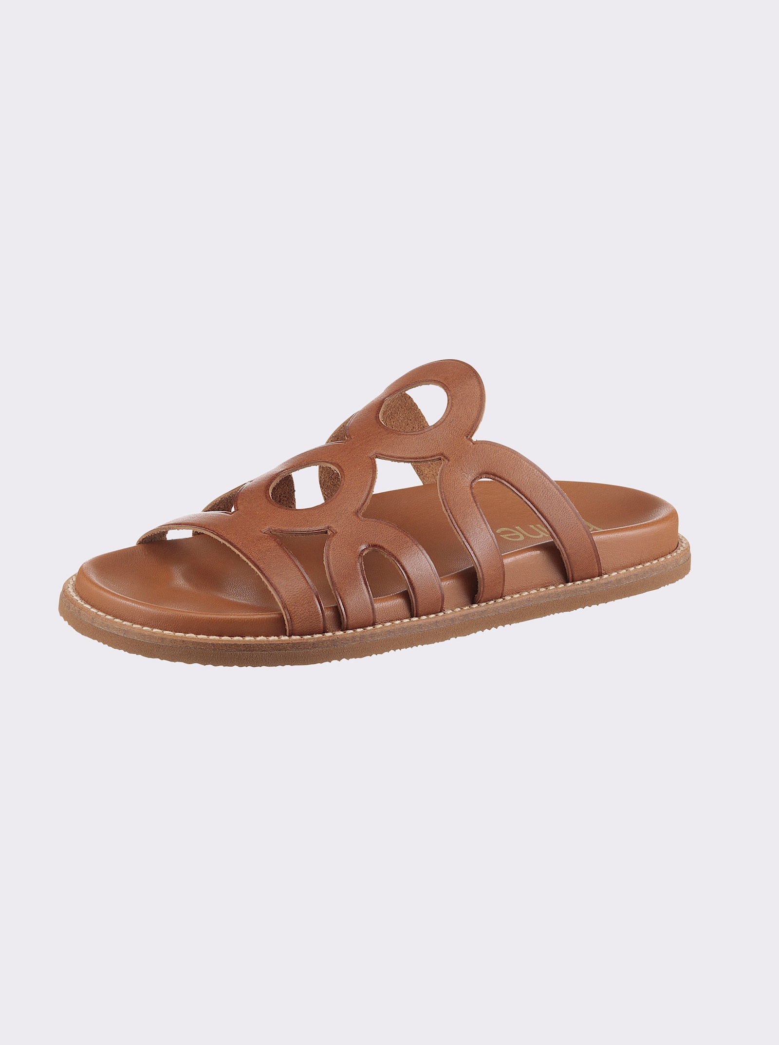 heine Pantolette - cognac