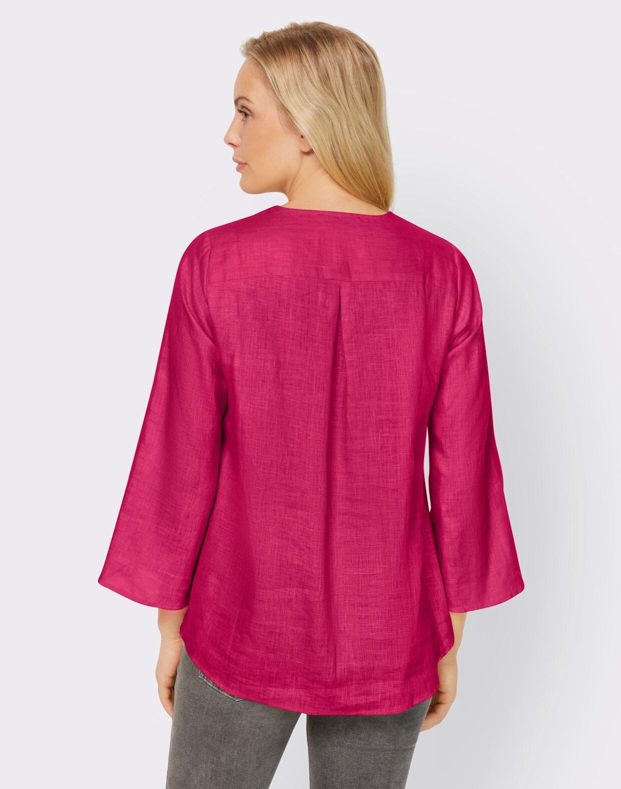 heine Linnen blouse - pink