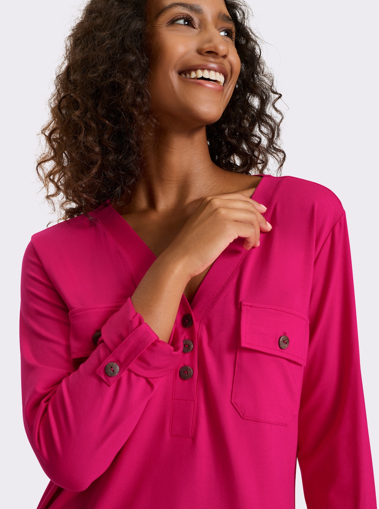 heine Jersey-Bluse - pink