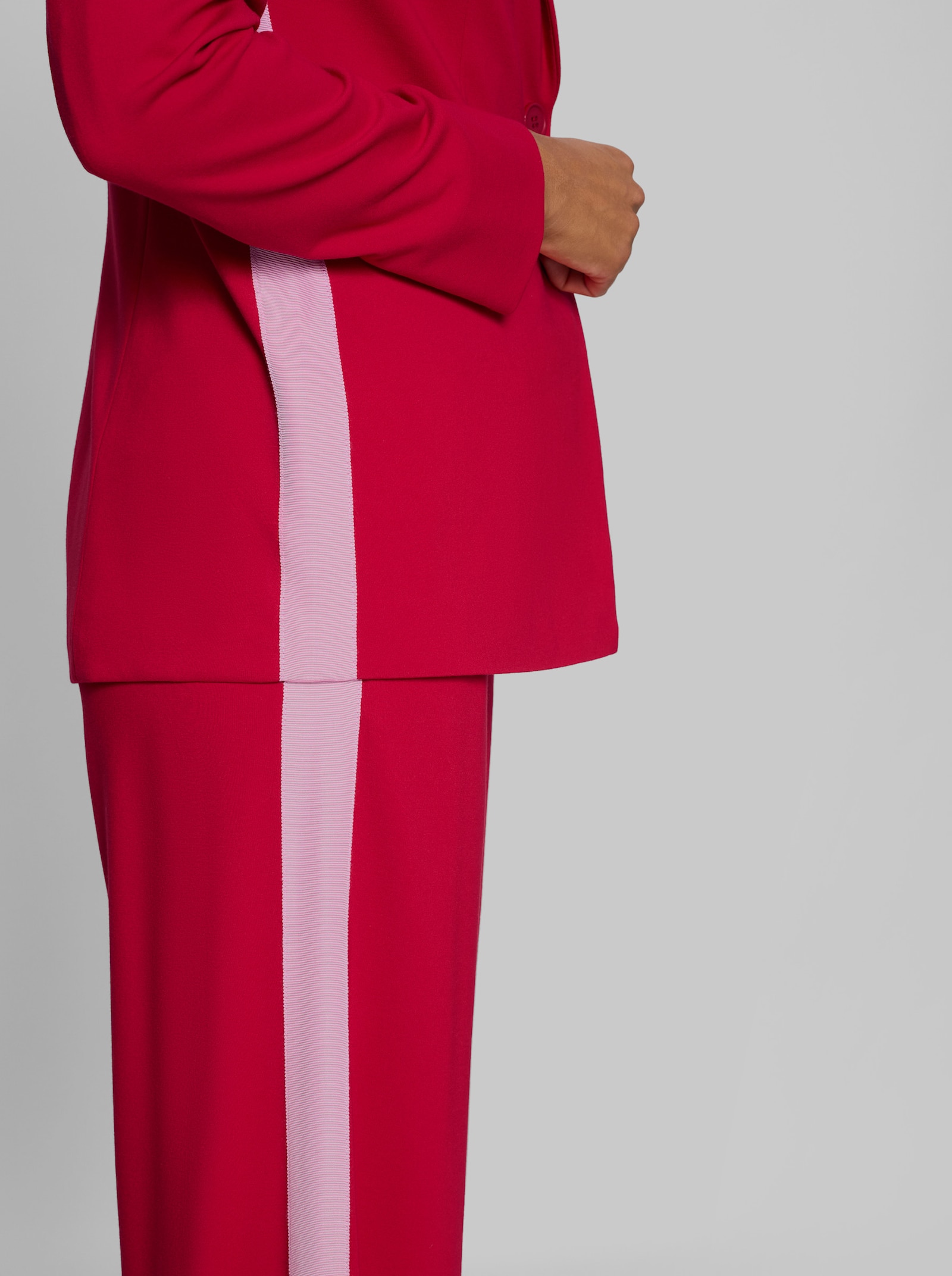 heine Hosenanzug mit Kontraststreifen - rot-rosé