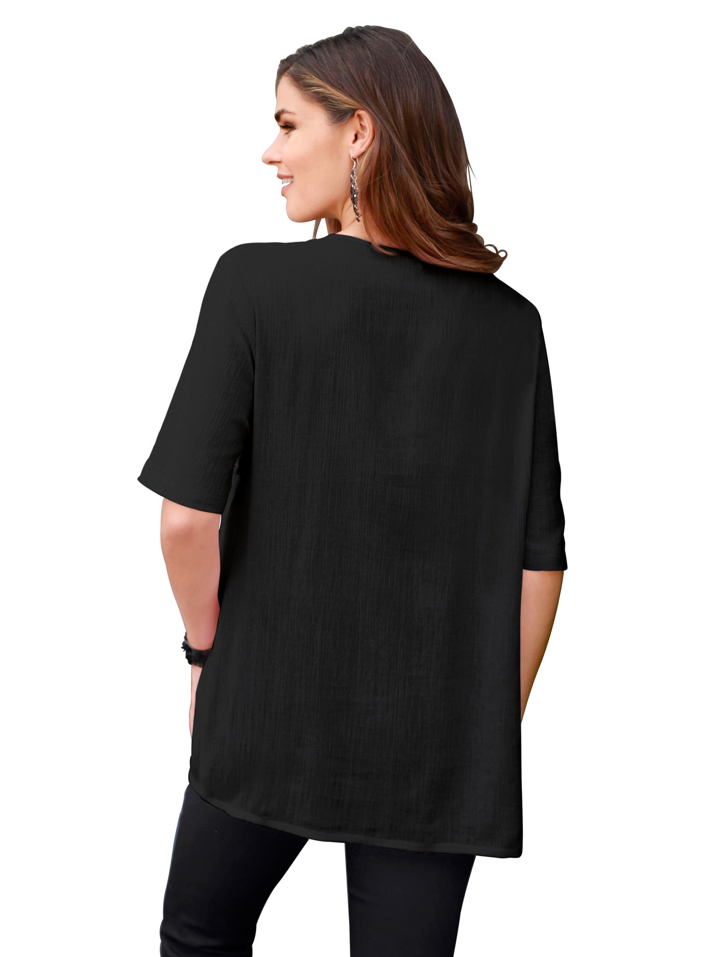 Spitzentunika - schwarz