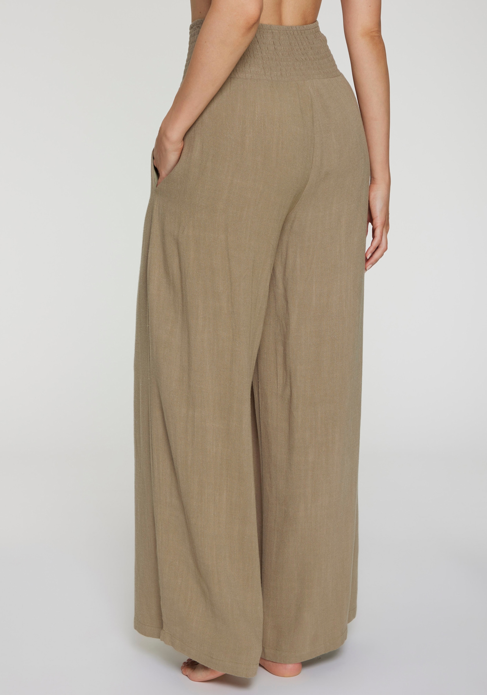 French Connection Leinenhose - khaki