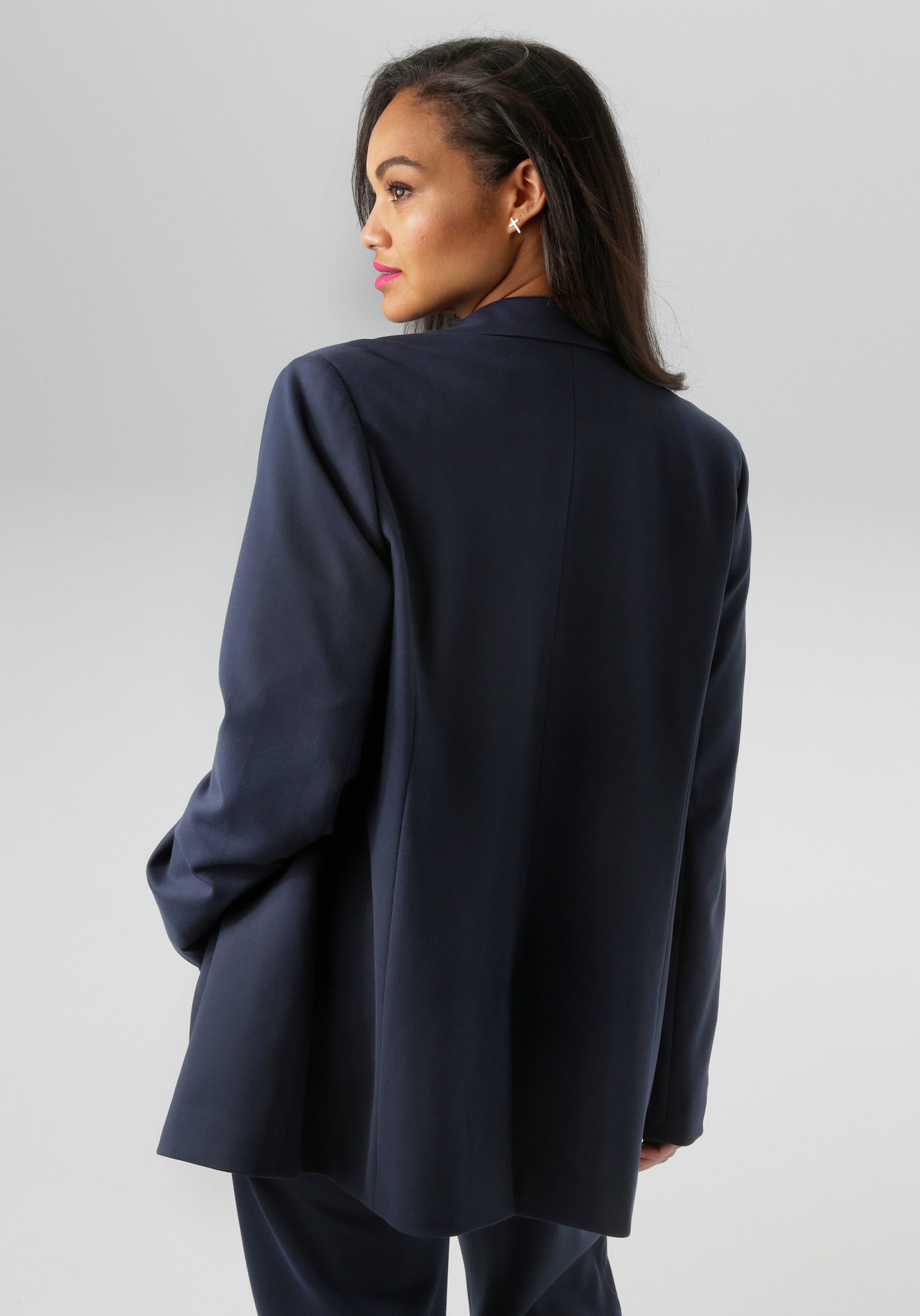 Aniston PLUS Jerseyblazer - navy