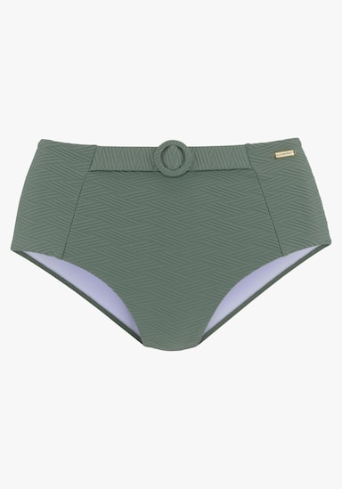 Sunseeker Highwaist-Bikini-Hose - oliv