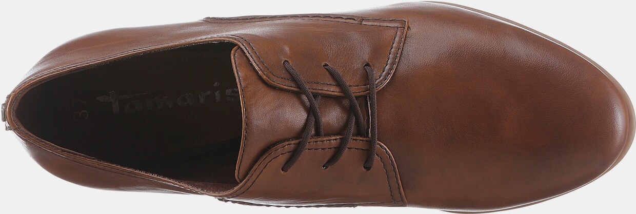 Tamaris Schnürschuh - cognac