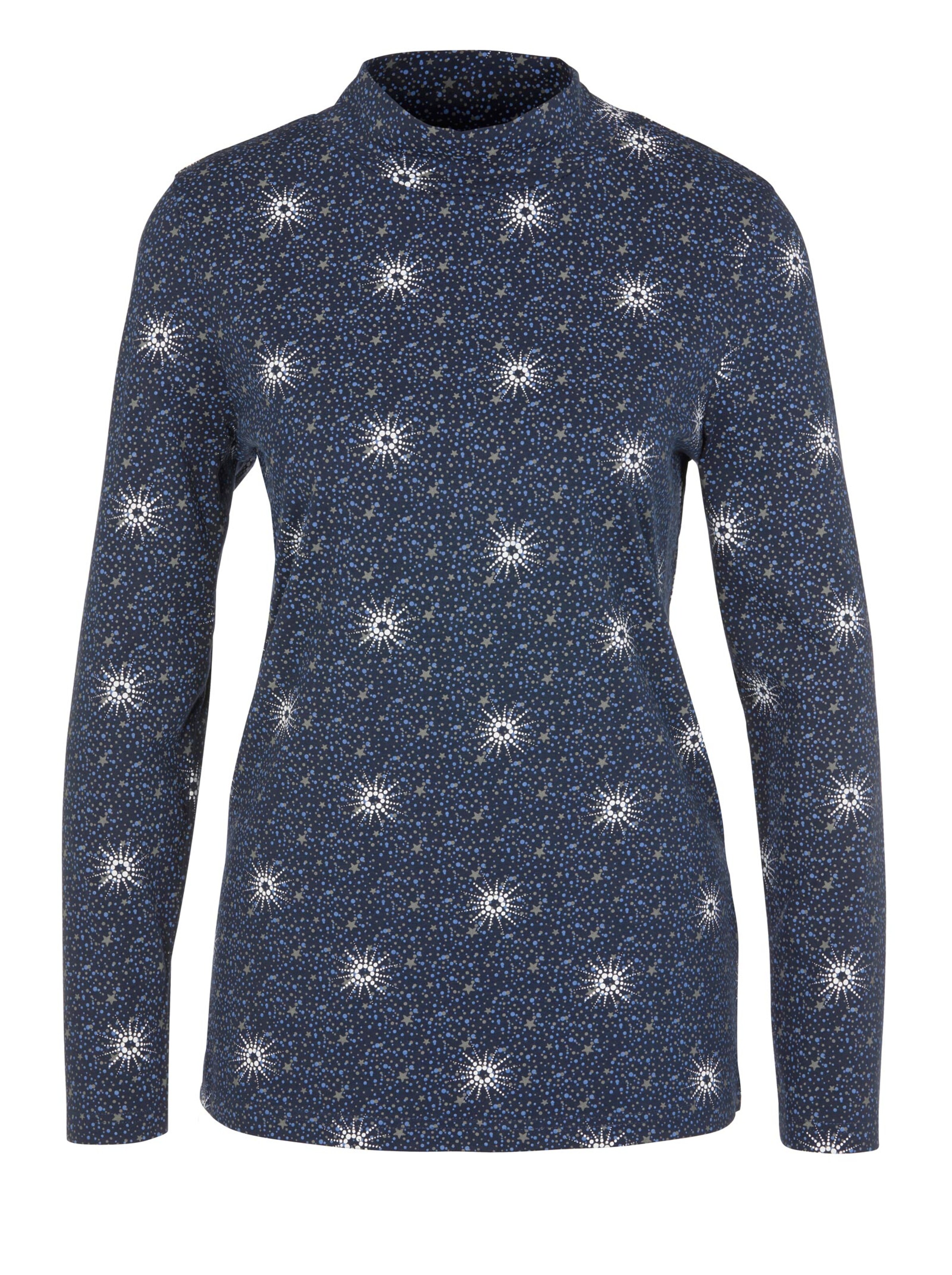 Shirt - marine-gemustert