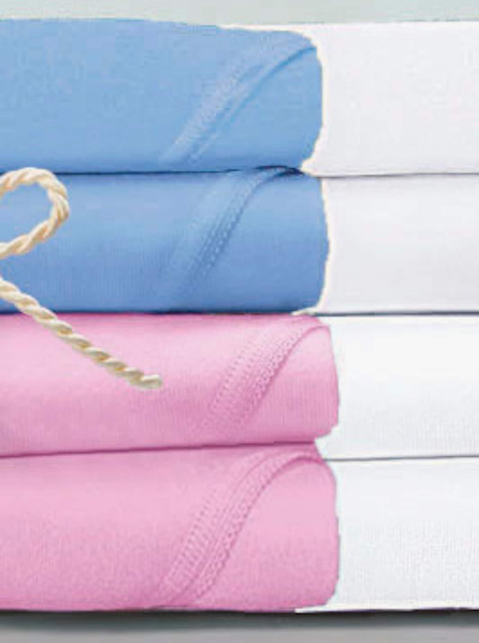 wäschepur Slip in Frottee-Qualität - 2x rose + 2x bleu