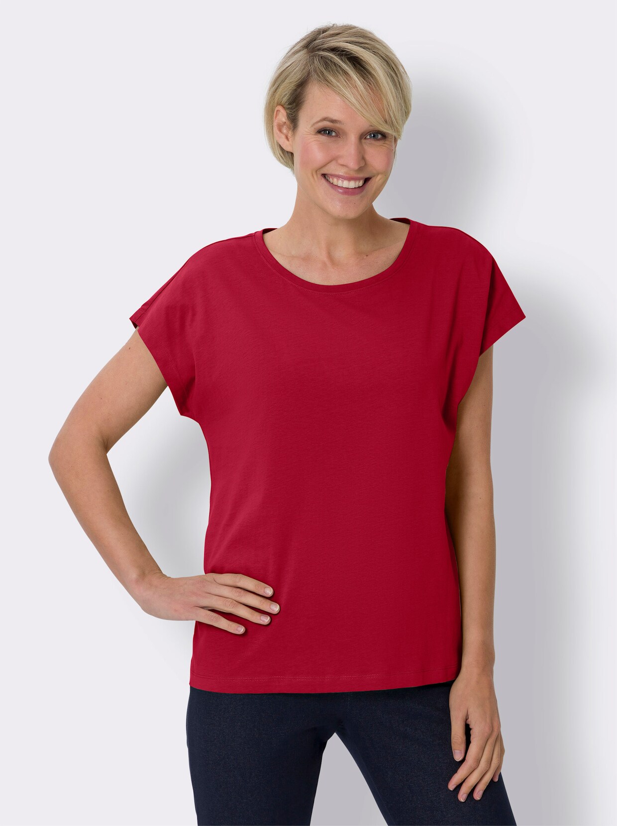 Shirt met korte mouwen - rood