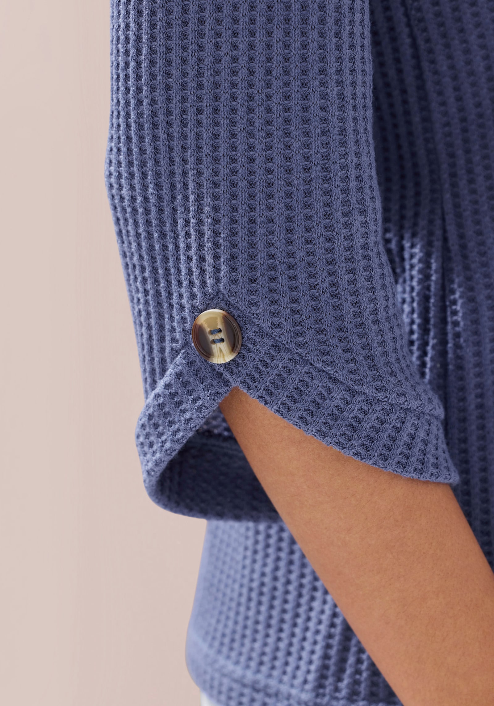 LASCANA 3/4-Arm-Shirt - blau