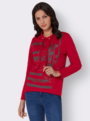 Sweatshirt - rood