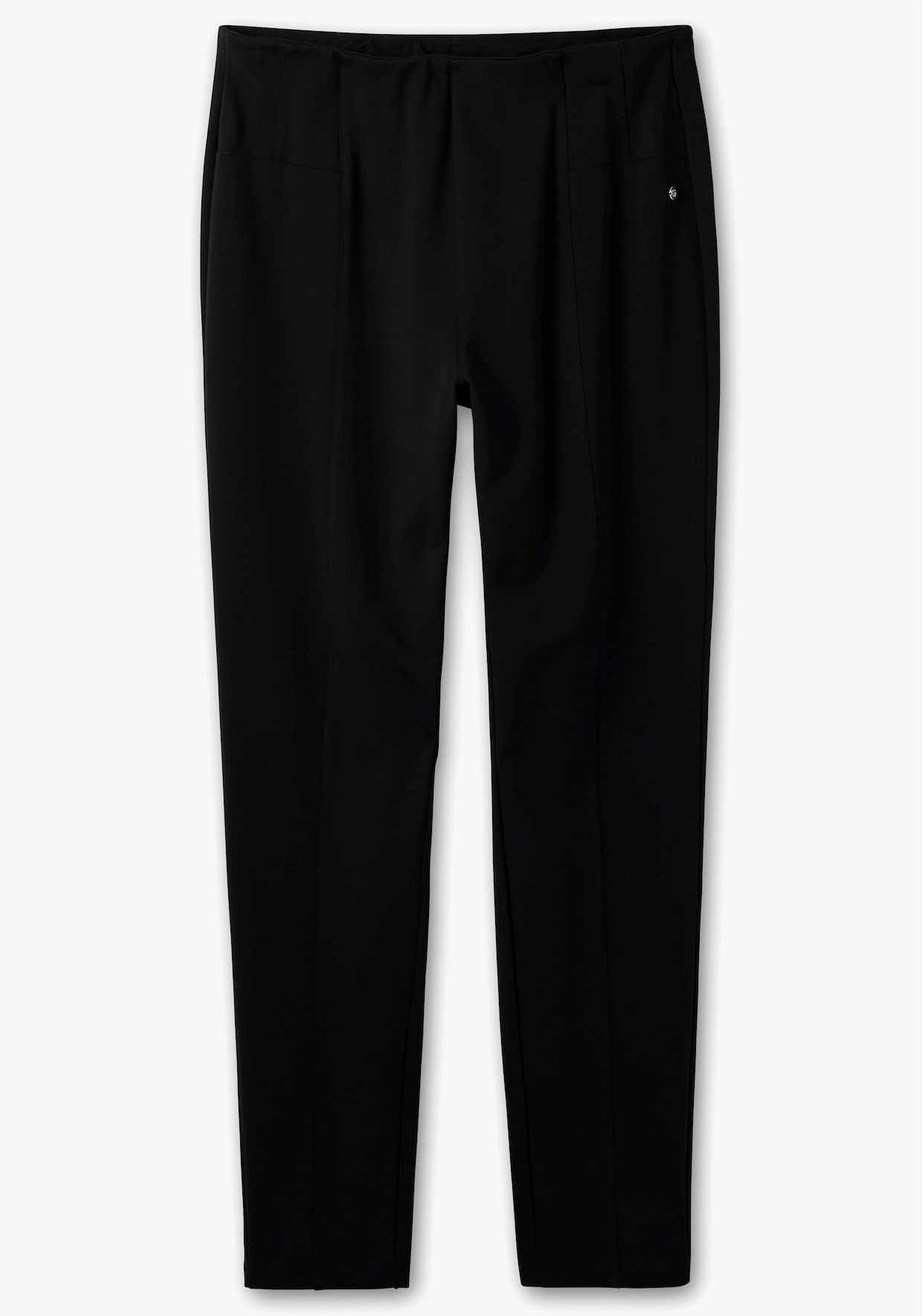 sheego Jerseyhose - schwarz