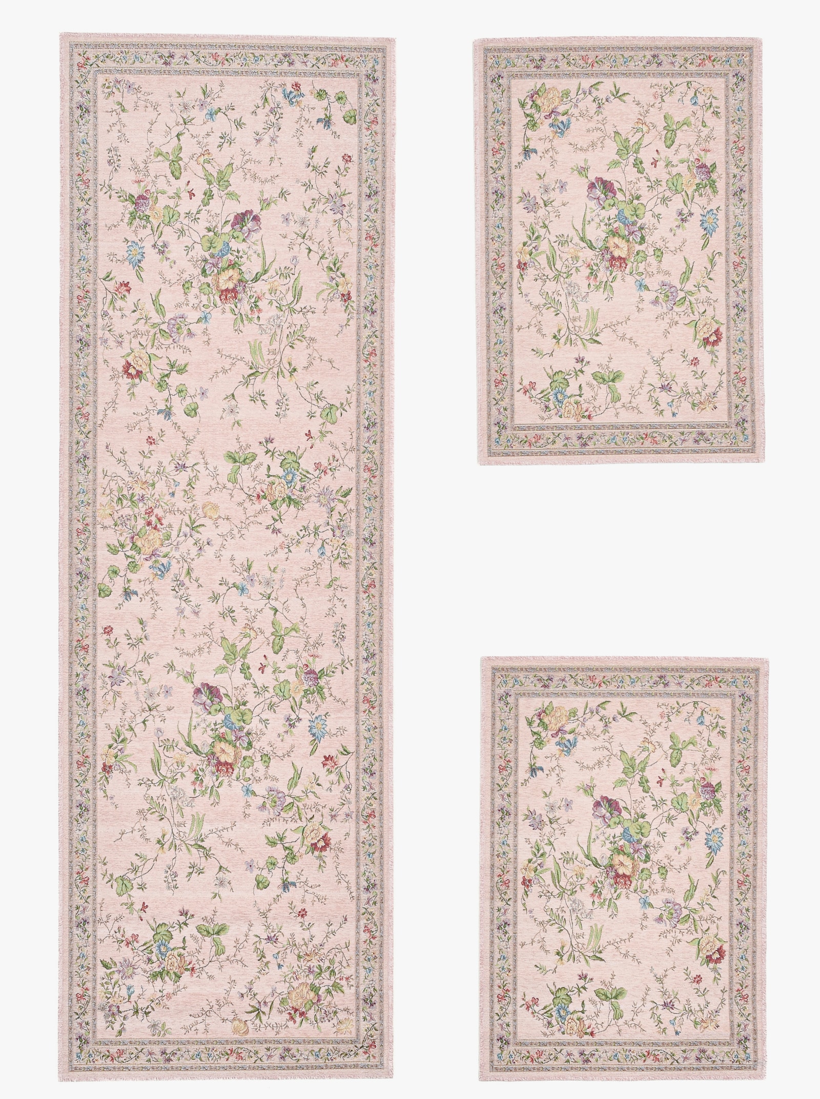 Theko Teppich - rose