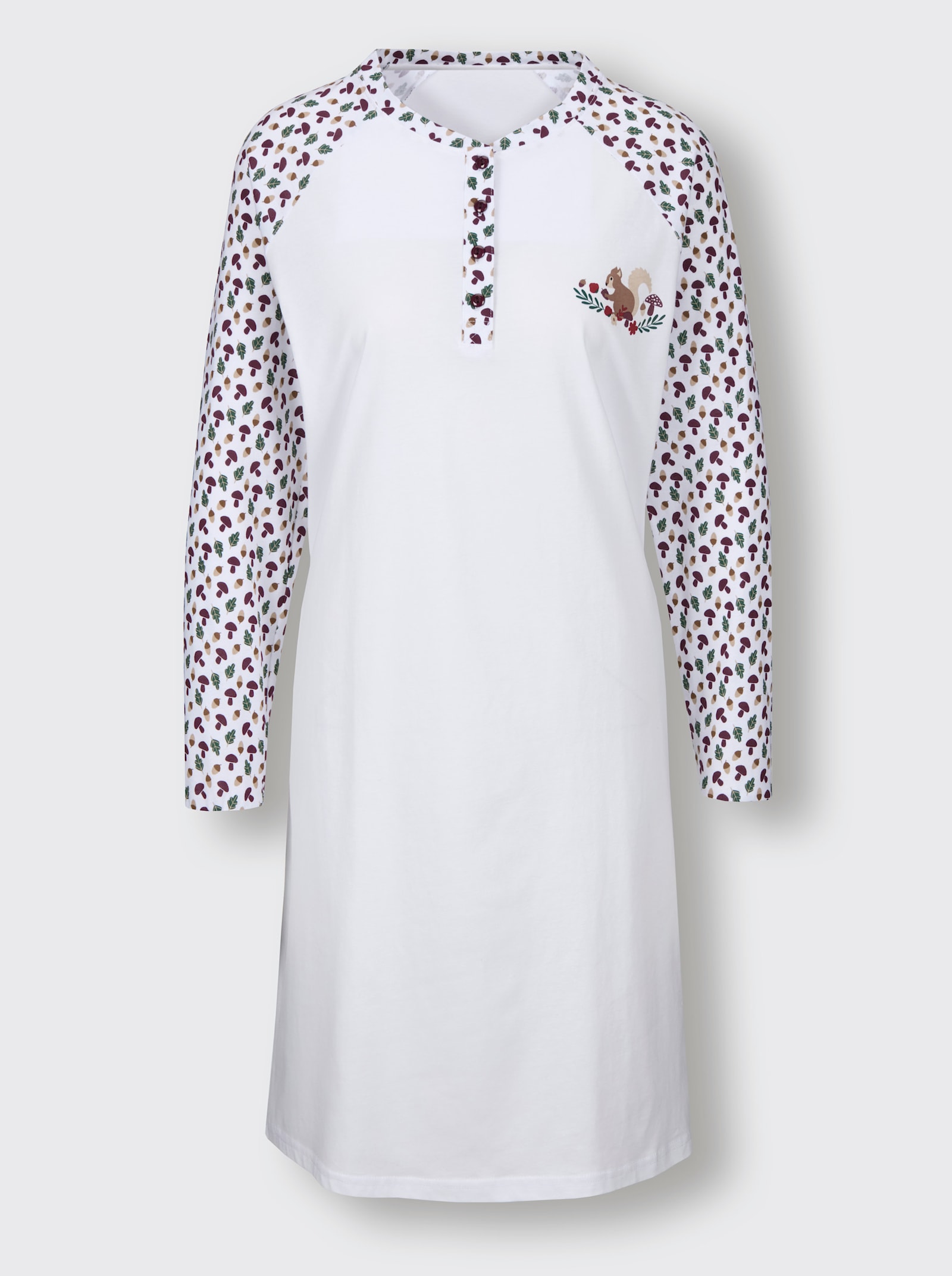 wäschepur Nachthemd - ecru geprint