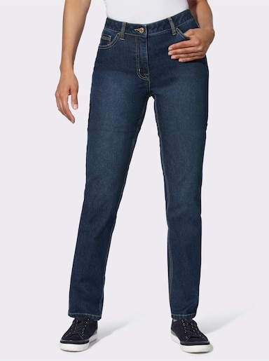 5-Pocket-Jeans mit Bauch-weg-Effekt - blue-stone-washed